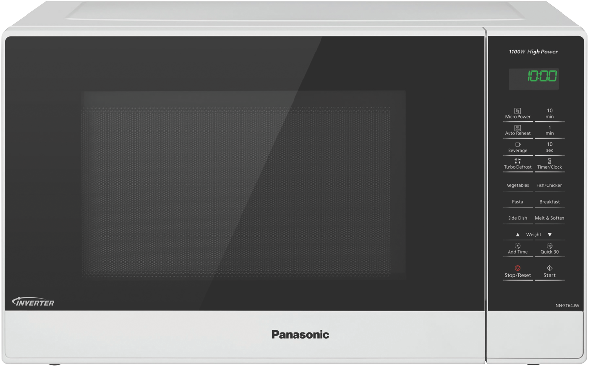 Panasonic 32L 1100W Inverter Microwave White NN-ST64JWQPQ
