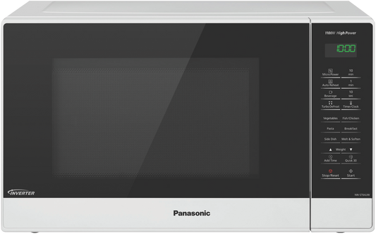 Panasonic 32L 1100W Inverter Microwave White NN-ST64JWQPQ